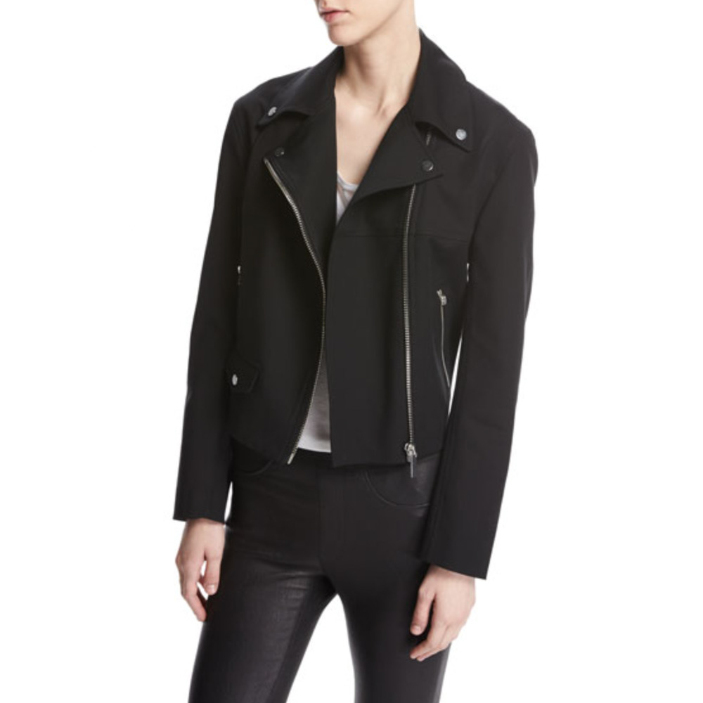 Helmut Lang Moto Biker Jacket Black Size M